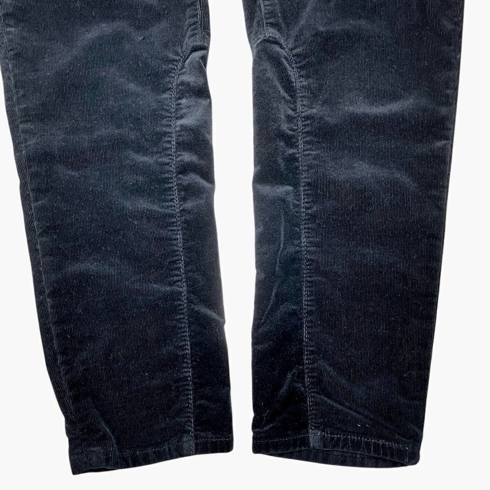 AG Adriano Goldschmied Stevie Slim Straight Ankle Pants in Dark Black Women’s 30 - Picture 4 of 11